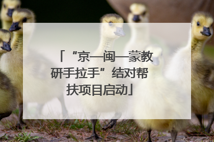 “京—闽—蒙教研手拉手”结对帮扶项目启动