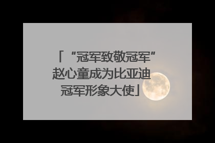 “冠军致敬冠军” 赵心童成为比亚迪冠军形象大使
