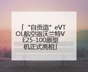 “自贡造”eVTOL航空器沃兰特VE25-100原型机正式亮相