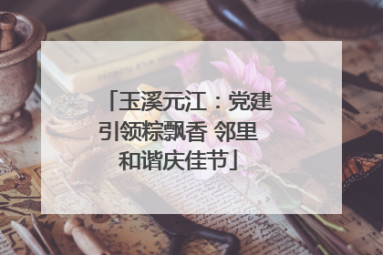 玉溪元江：党建引领粽飘香 邻里和谐庆佳节