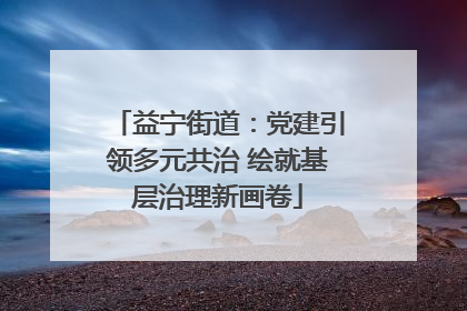 益宁街道：党建引领多元共治 绘就基层治理新画卷