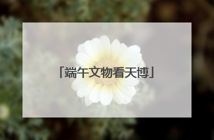 端午文物看天博