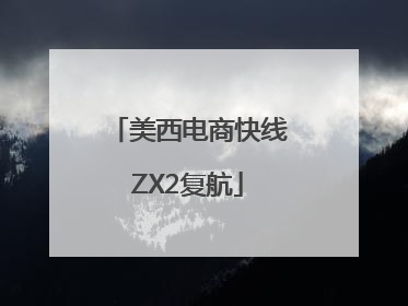 美西电商快线ZX2复航