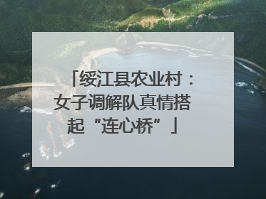 绥江县农业村：女子调解队真情搭起“连心桥”