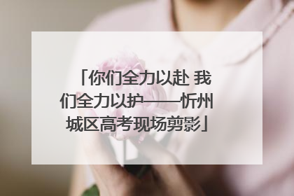 你们全力以赴 我们全力以护——忻州城区高考现场剪影