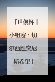 世俱杯丨小组赛：切尔西胜突尼斯希望
