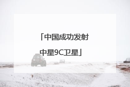 中国成功发射中星9C卫星