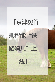 京津冀首批智能“铁路哨兵”上线
