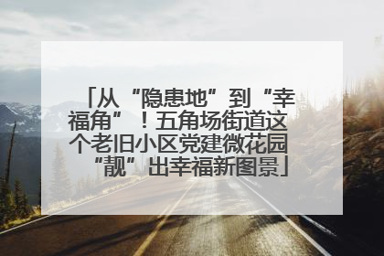 从“隐患地”到“幸福角”！五角场街道这个老旧小区党建微花园“靓”出幸福新图景