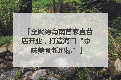 全聚德海南首家直营店开业，打造海口“京味美食新地标”