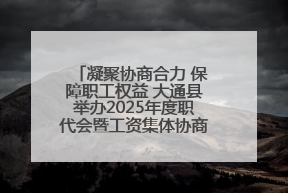 凝聚协商合力 保障职工权益 大通县举办2025年度职代会暨工资集体协商现场观摩交流活动