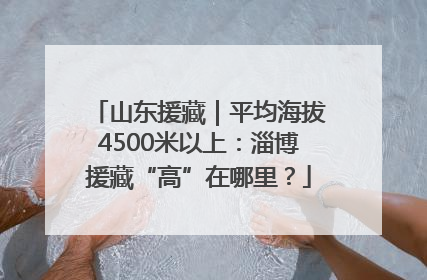 山东援藏｜平均海拔4500米以上：淄博援藏“高”在哪里？
