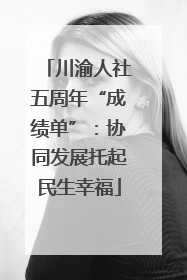 川渝人社五周年“成绩单”：协同发展托起民生幸福