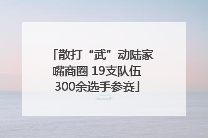 散打“武”动陆家嘴商圈 19支队伍300余选手参赛