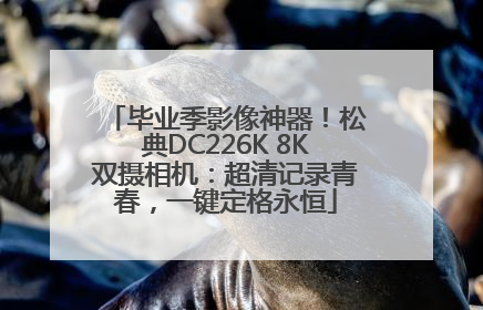 毕业季影像神器！松典DC226K 8K双摄相机：超清记录青春，一键定格永恒