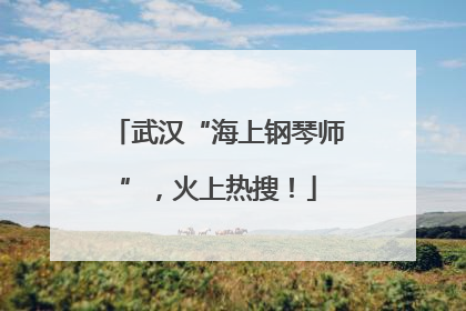 武汉“海上钢琴师”，火上热搜！