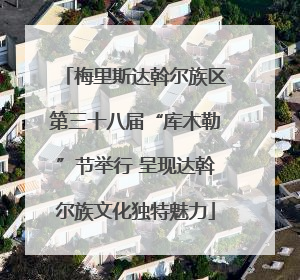 梅里斯达斡尔族区第三十八届“库木勒”节举行 呈现达斡尔族文化独特魅力