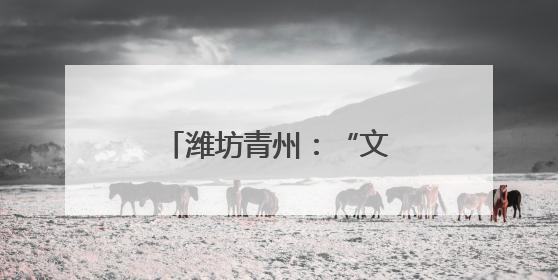 潍坊青州：“文化+”模式引领乡村振兴新路径
