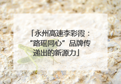 永州高速李彩霞：“路瑶同心”品牌传递出的新源力