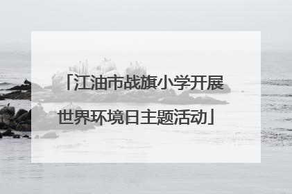 江油市战旗小学开展世界环境日主题活动
