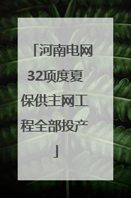 河南电网32项度夏保供主网工程全部投产