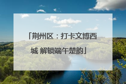 荆州区：打卡文博西城 解锁端午楚韵