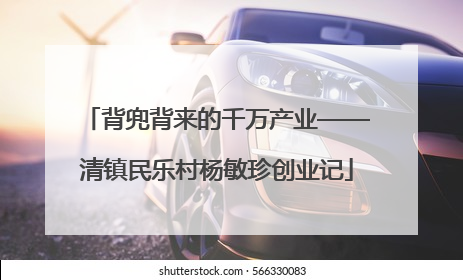 背兜背来的千万产业——清镇民乐村杨敏珍创业记