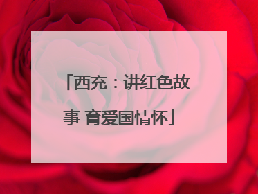 西充：讲红色故事 育爱国情怀