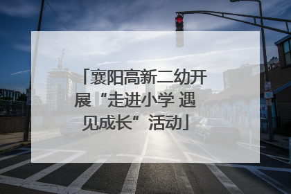 襄阳高新二幼开展“走进小学 遇见成长”活动
