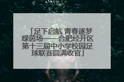 足下启航 青春逐梦绿茵场——合肥经开区第十三届中小学校园足球联赛圆满收官
