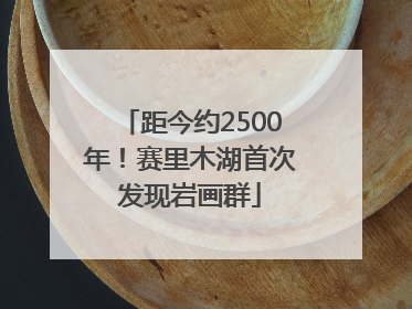 距今约2500年！赛里木湖首次发现岩画群