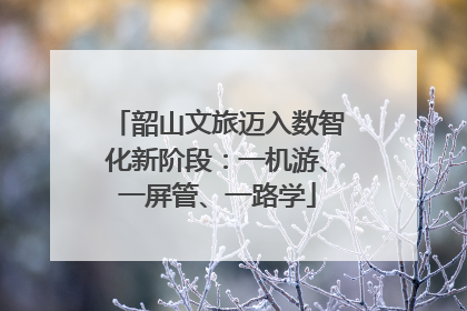 韶山文旅迈入数智化新阶段：一机游、一屏管、一路学