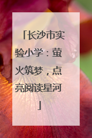 长沙市实验小学：萤火筑梦，点亮阅读星河