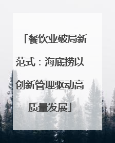 餐饮业破局新范式：海底捞以创新管理驱动高质量发展