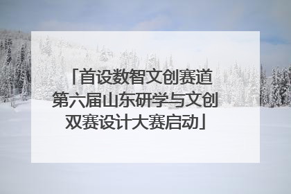 首设数智文创赛道 第六届山东研学与文创双赛设计大赛启动