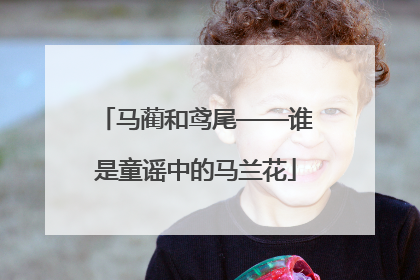 马蔺和鸢尾——谁是童谣中的马兰花