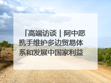 高端访谈｜阿中愿携手维护多边贸易体系和发展中国家利益——访阿拉伯议会议长亚马希