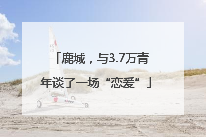 鹿城，与3.7万青年谈了一场“恋爱”