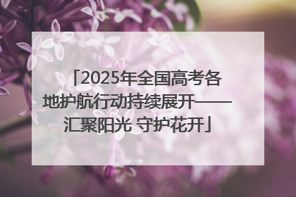 2025年全国高考各地护航行动持续展开——汇聚阳光 守护花开